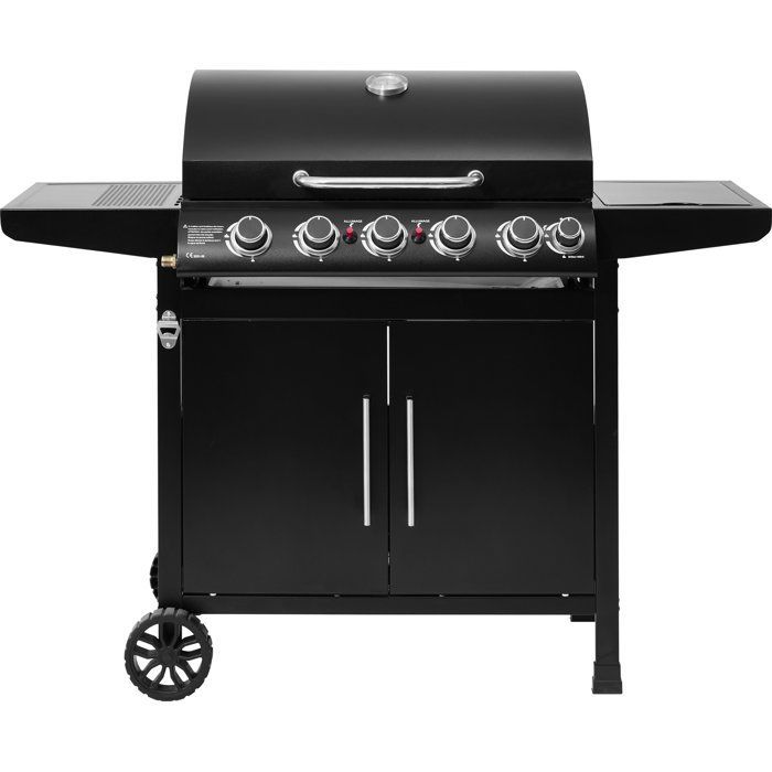 Gas barbecue - Cookingbox - Paarl - 5 burners - Cooking surface: 70 x 42 cm - Steel cooking grate