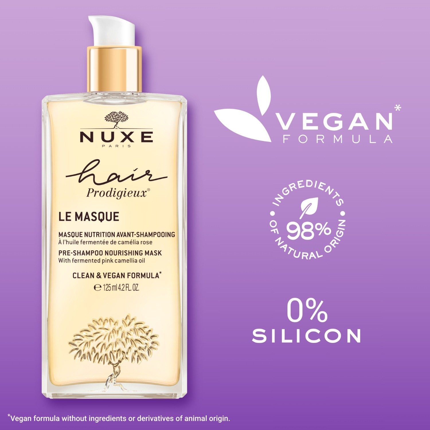 NUXE Hair Prodigieux® hranjiva maska prije šamponiranja - 125 ml
