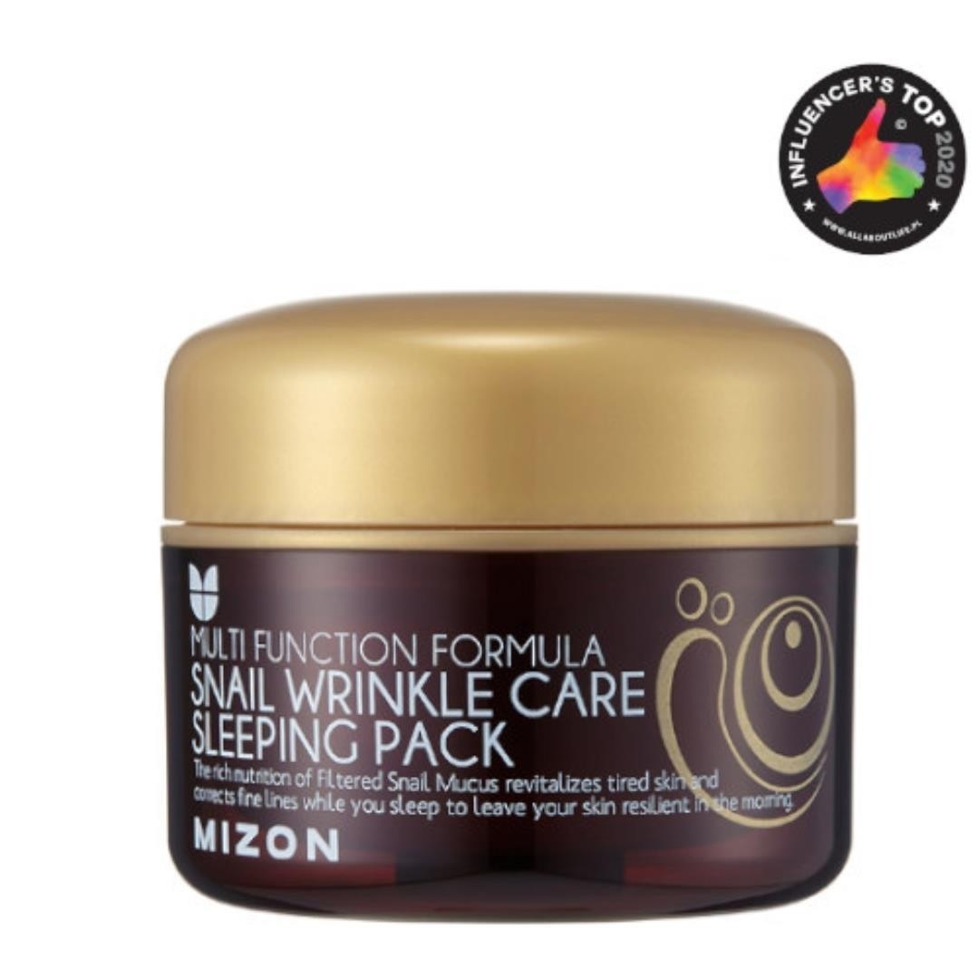 Mizon Night Cream Snail Wrinkle Care Sleep Mask - 80 ml