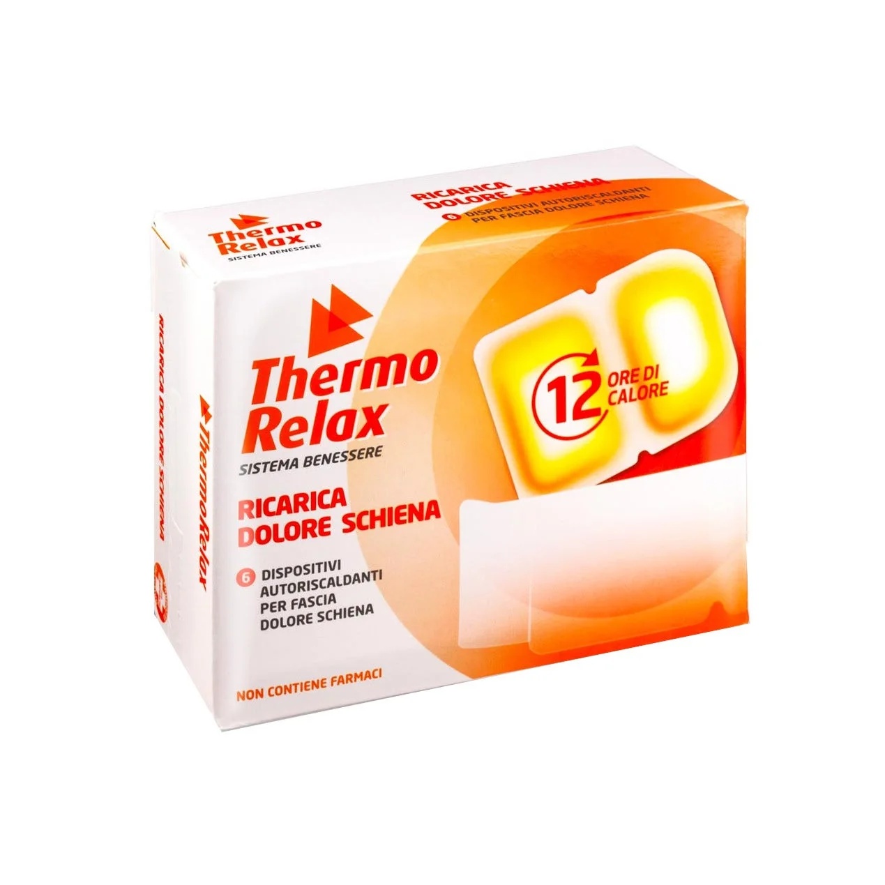 THERMORELAX Thermorelax Nachfüllpackung zur Linderung von Rückenschmerzen, 6 selbsterwärmende Geräte