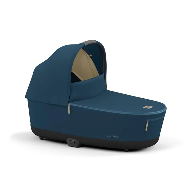 Cybex Priam V4 kinderwagenset bergblauw, frame chroomzwart