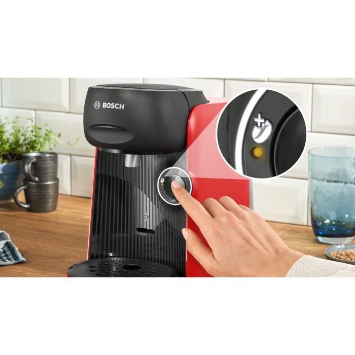 Machine à café multi-boissons - BOSCH TASSIMO - TAS163E - T16 Finesse - 1400 W -  0,7 l  - Rouge