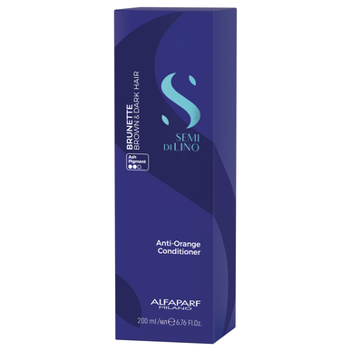 Alfaparf Milano Anti-Orange Kondicionierius Semi di Lino Anti-Orange kondicionierius rudiems plaukams 200 ml 200 ml