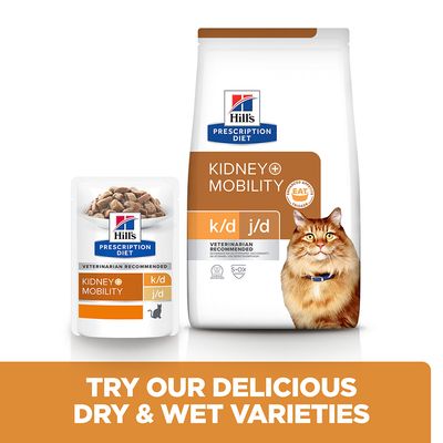 Hill's Prescription Diet Feline k/d+Mobility Kidney+Joint Care - Frango