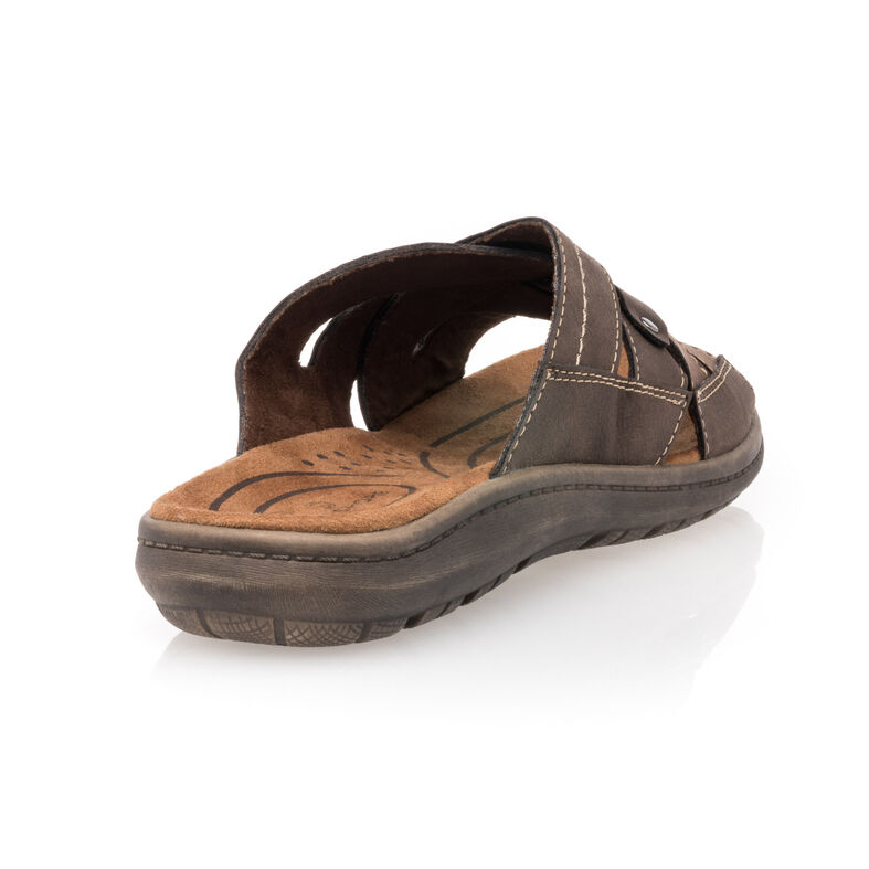  Sandálias masculinas marrons / Sapatos de bico aberto