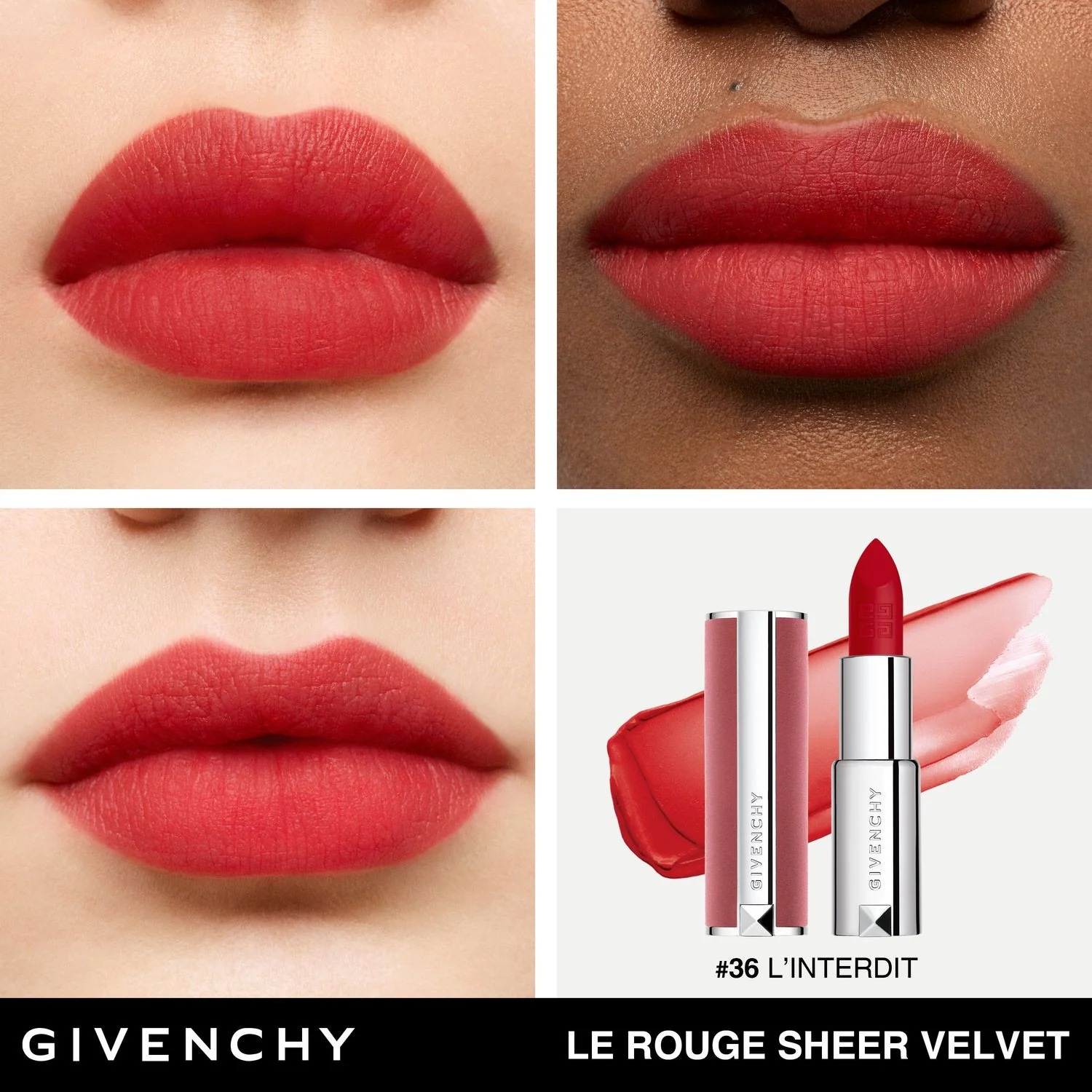 Labbra Le Rouge Sheer Velvet - Refill - Rossetto mat, Rossetto