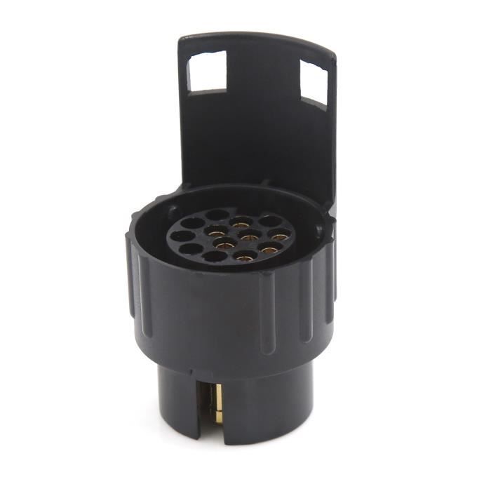 Adaptador conversor de tomada elétrica para reboque de 7 para 13 pinos