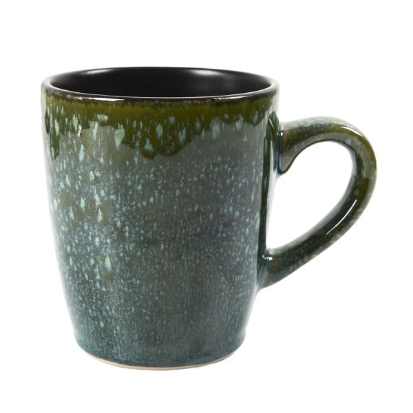 KUBEK 300 ml CERAMICZNY zielony w stylu vintage