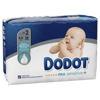 Dodot sauskelnės Dodot Pro Sensitive 4-8 kg, 2 dydis, 36 vnt. 36 vnt.