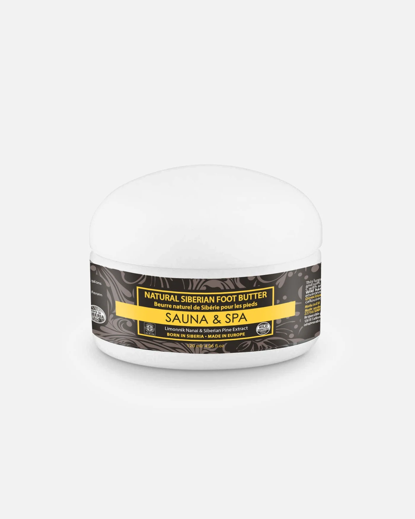 Natura Siberica Sauna & Spa Beurre Naturel de Sibèrie pour les Pieds