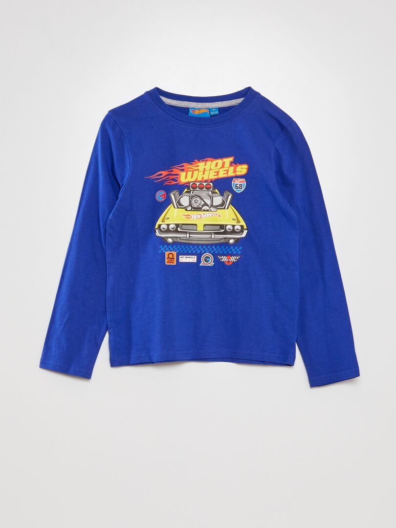 'Hot Wheels' pyjama - T-shirt + broek - 2-delig - blauw