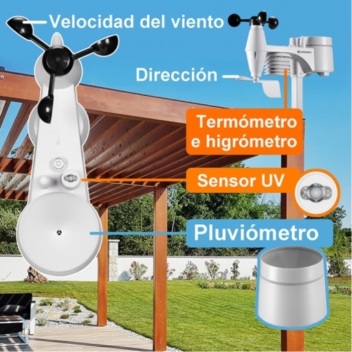 Bresser 5-v-1 Comfort Meteorologický prístroj s farebným displejom