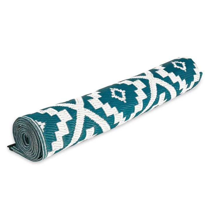 IDMARKET Tapis extérieur BAHAMAS bleu canard 180 x 280 CM
