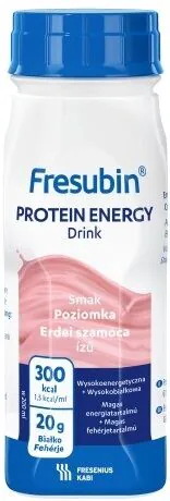 Fresubin Protein Energy Drink o Smaku Poziomkowym Płyn Doustny 4 but. po 200 ml