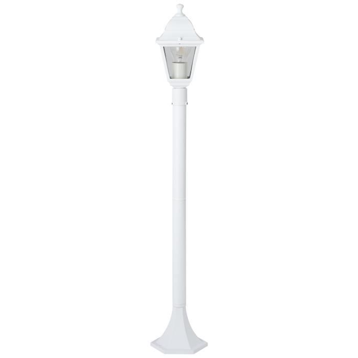 Outdoor floor lamp - BRILLIANT - NISSIE - White - Metal/Glass - 1xE27 60W - IP44