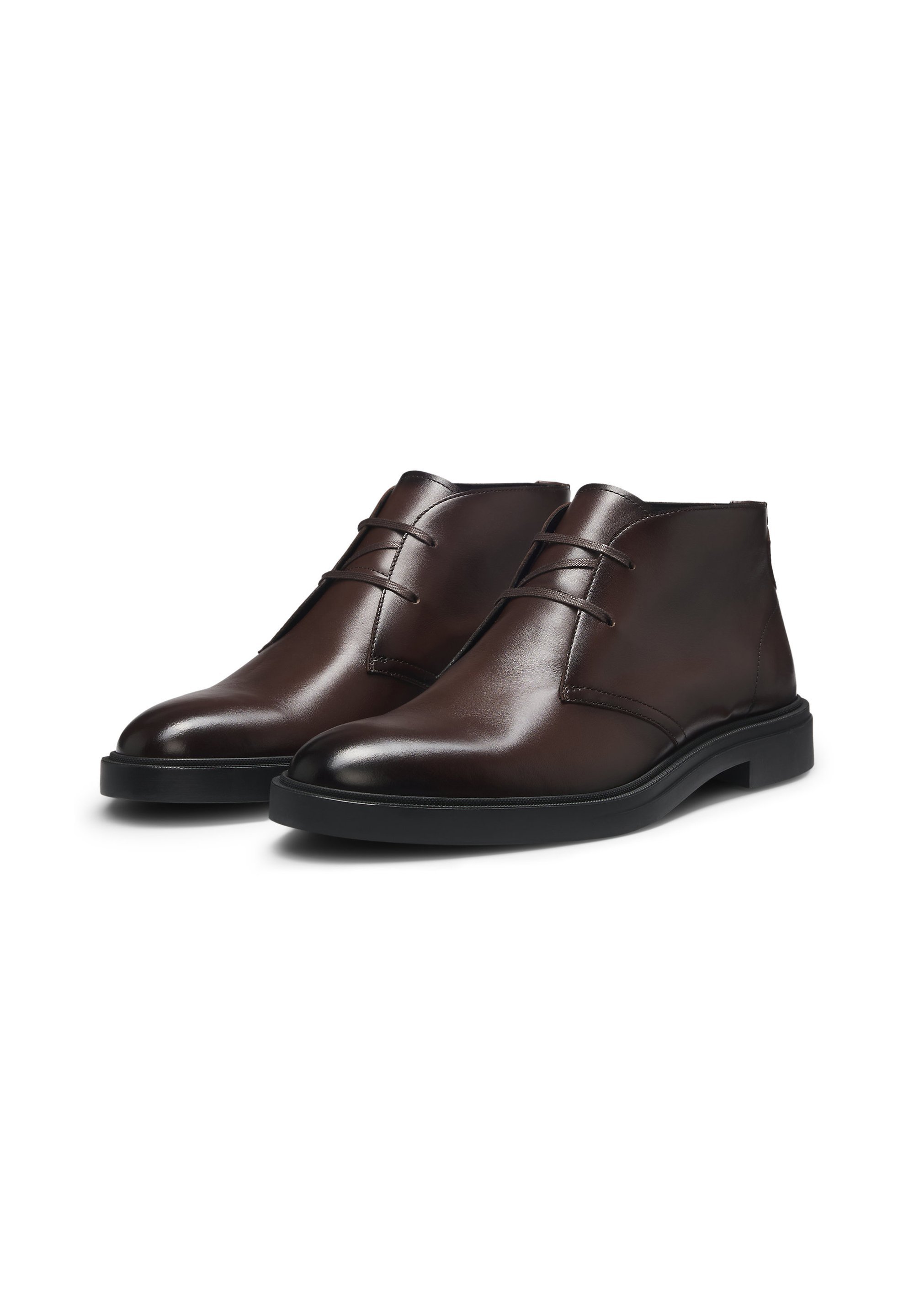 BOSS CALEV - Stivaletti stringati - marrone scuro