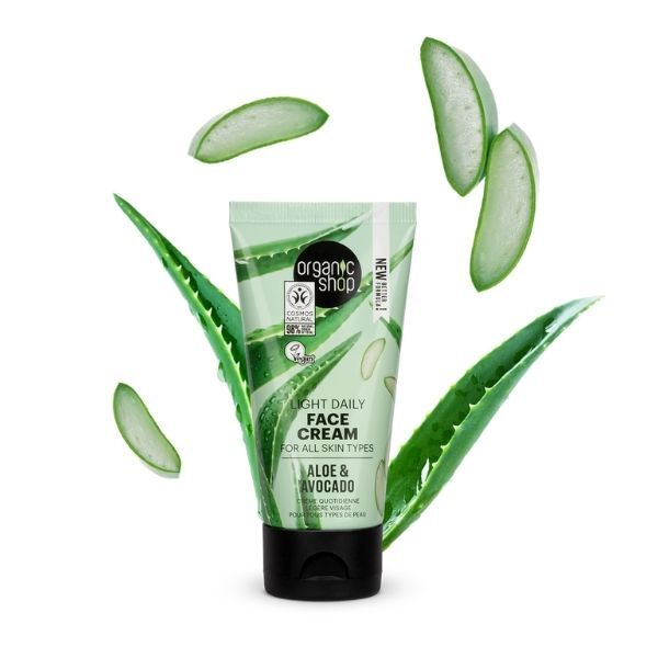 Lehký denní krém na obličej Organic Shop pro všechny typy pleti 50ml