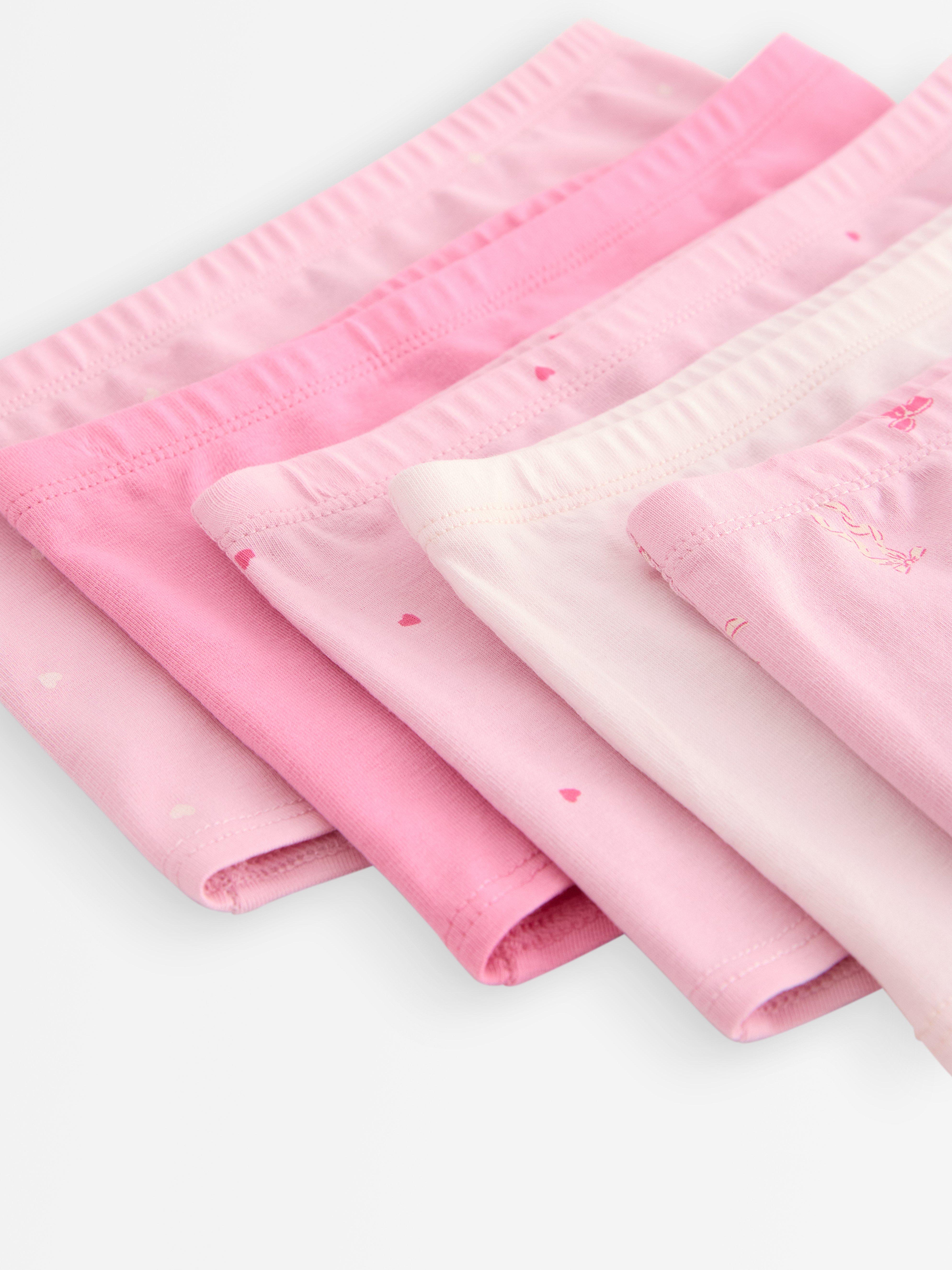 5-pakning boxershorts lys rosa