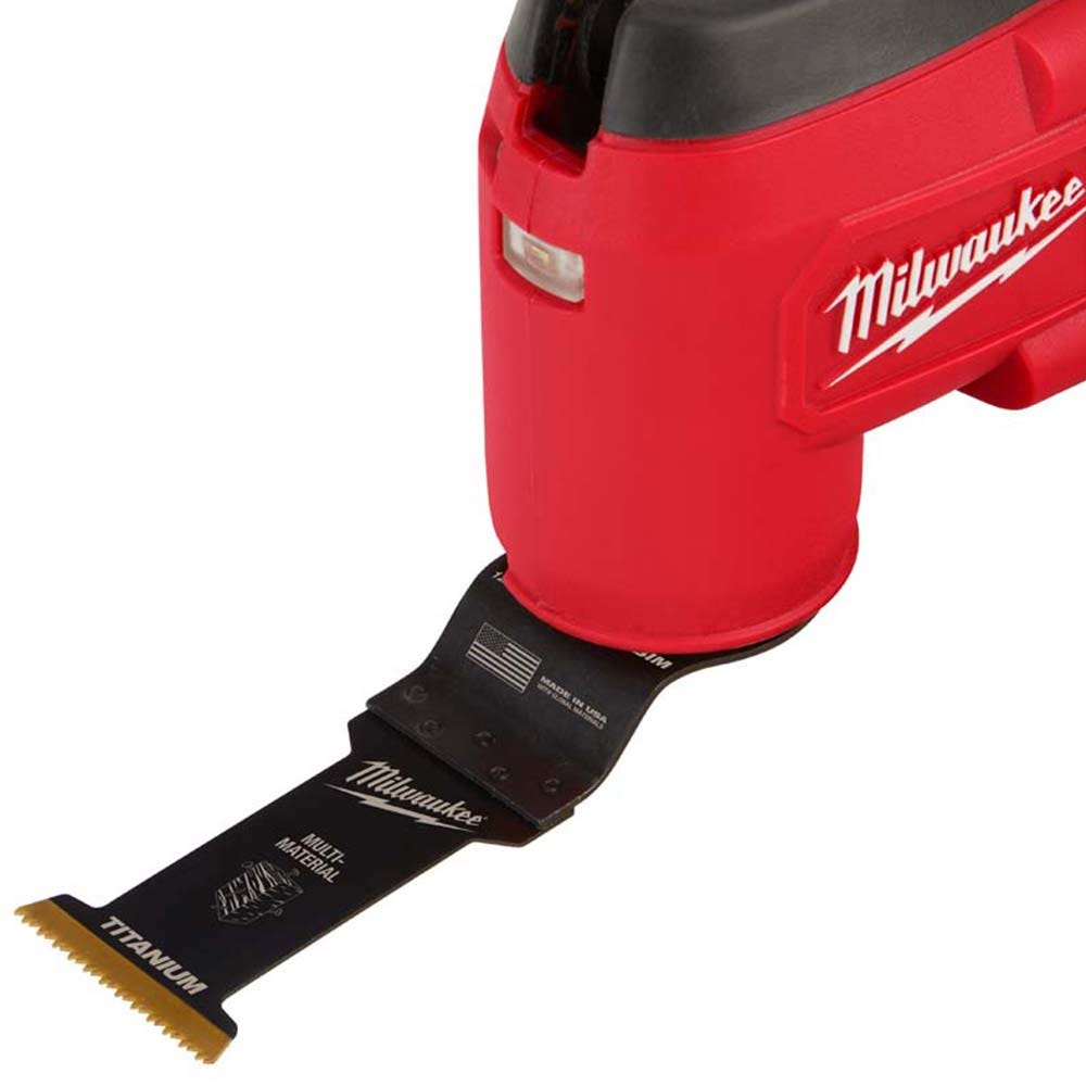 Lamă Milwaukee din 3 bucăți, 35 mm, OPEN-LOK, titan îmbunătățit, bimetal, multimaterial, 49251233