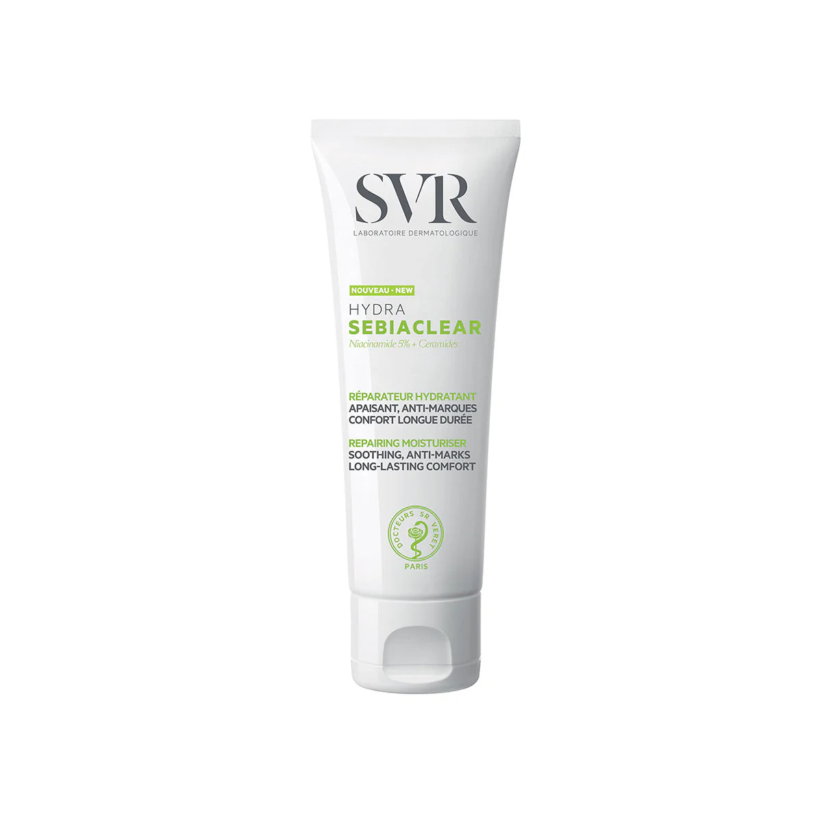 Sebiaclear Hydra - Crema viso giorno idratante, Trattamento Riparatore