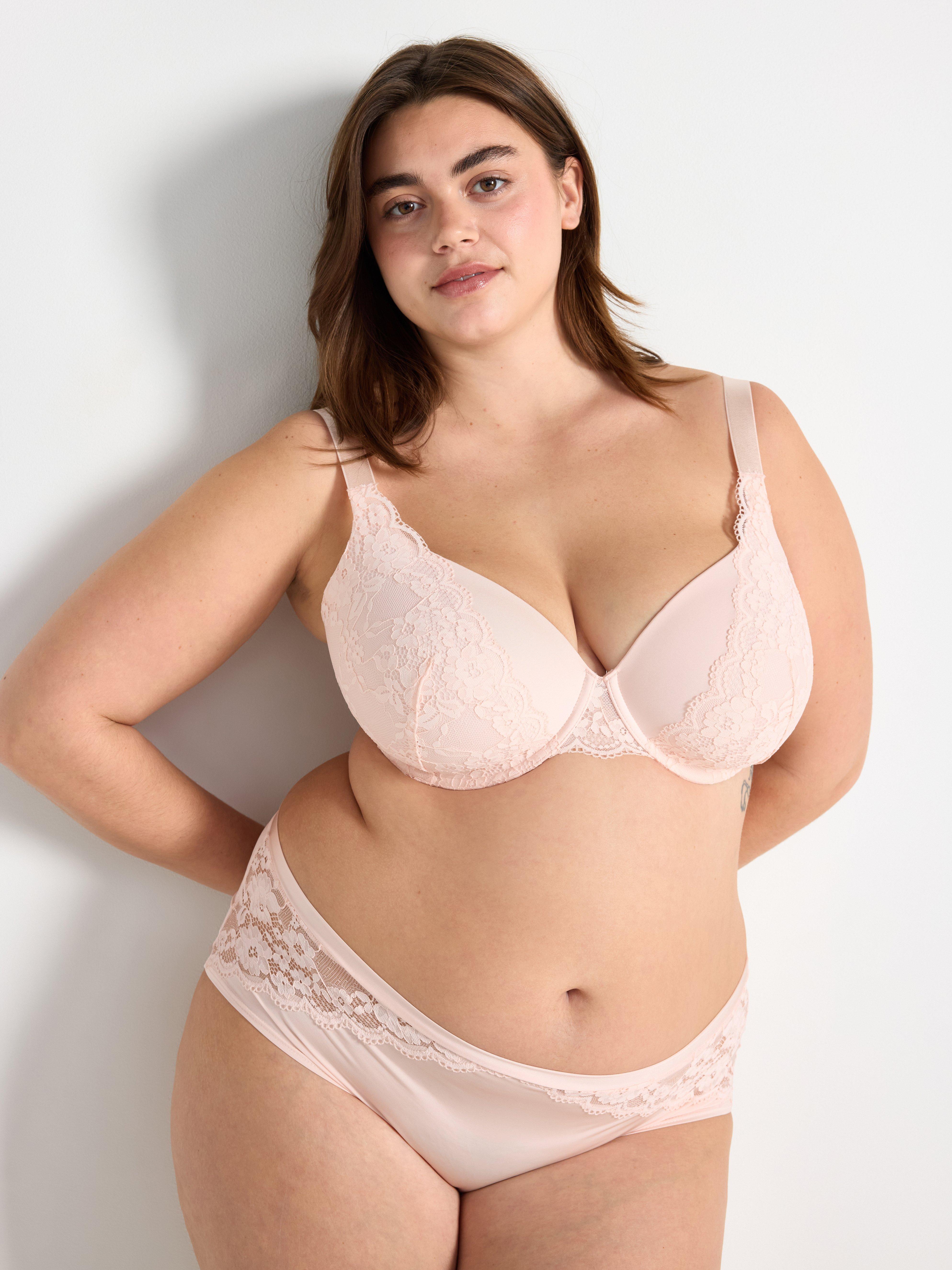 Dahlia t-skjorte bh Lt rosa