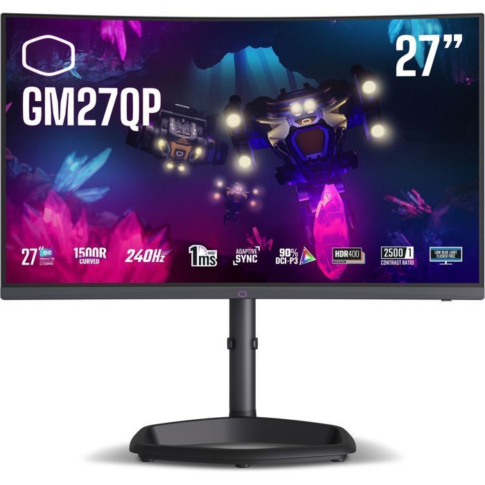 Monitor da gioco curvo - COOLER MASTER - 27
