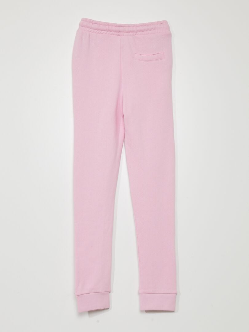 Joggingbroek van French Terry - ROZE