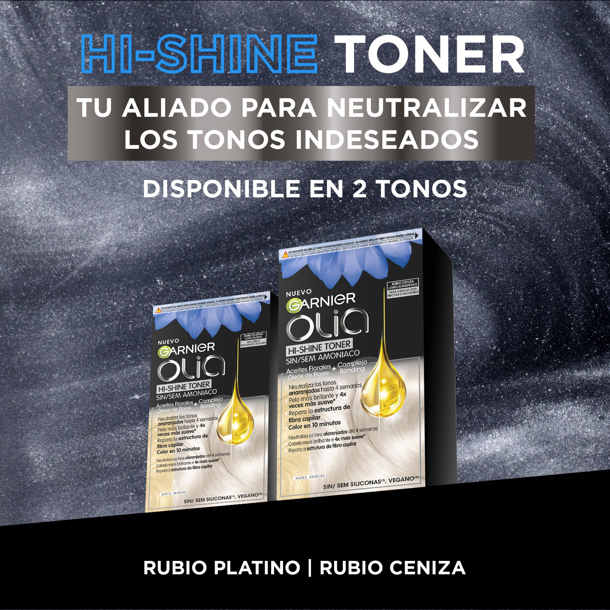 Olia Hi-Shine tonik za izbijeljenu ili posvijetljenu kosu Kupaljke za bojenje