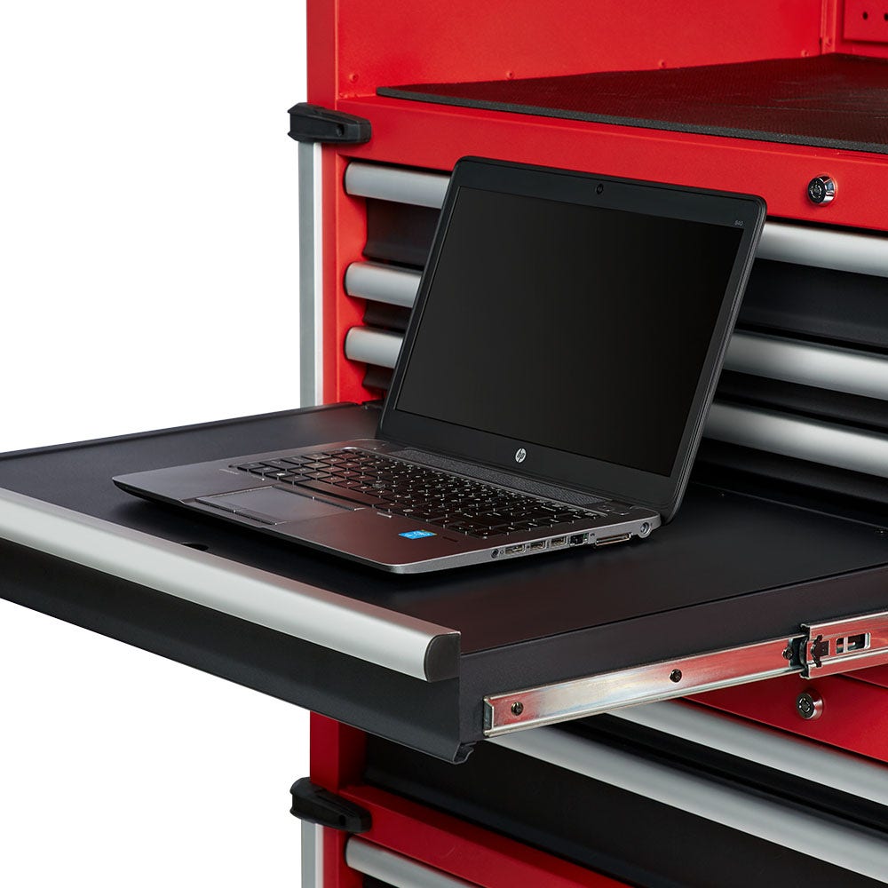 Caixa de ferramentas de aço Milwaukee 48228543 de grande capacidade com 46 polegadas