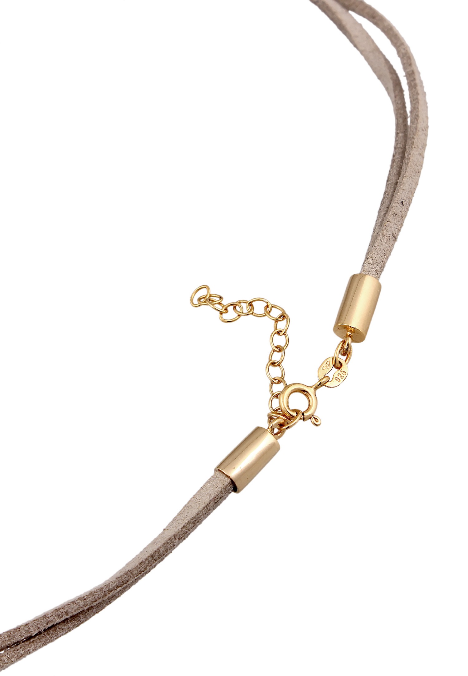 Elli Femmes choker plaquette pendentif géo en argent sterling 925