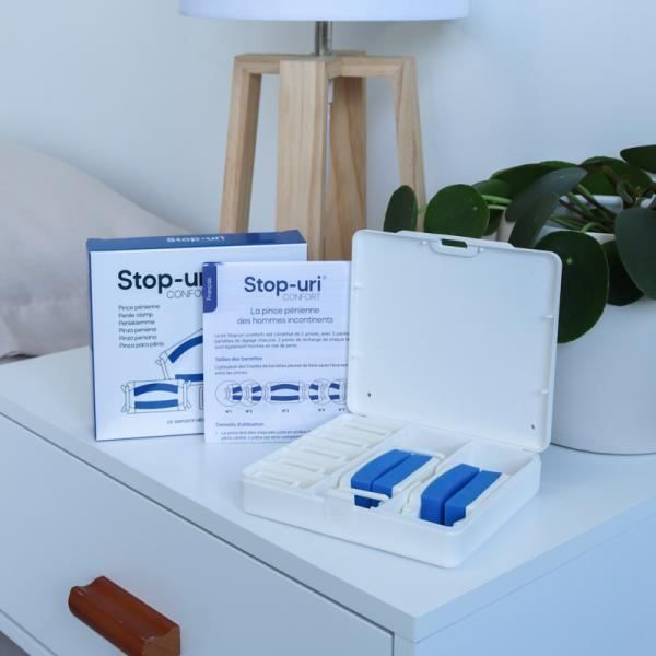 PRODUITS INCONTINENCE - FUITES URINAIRES - ENURESIE Pince pénienne Stop Uri Confort Bivea Médical