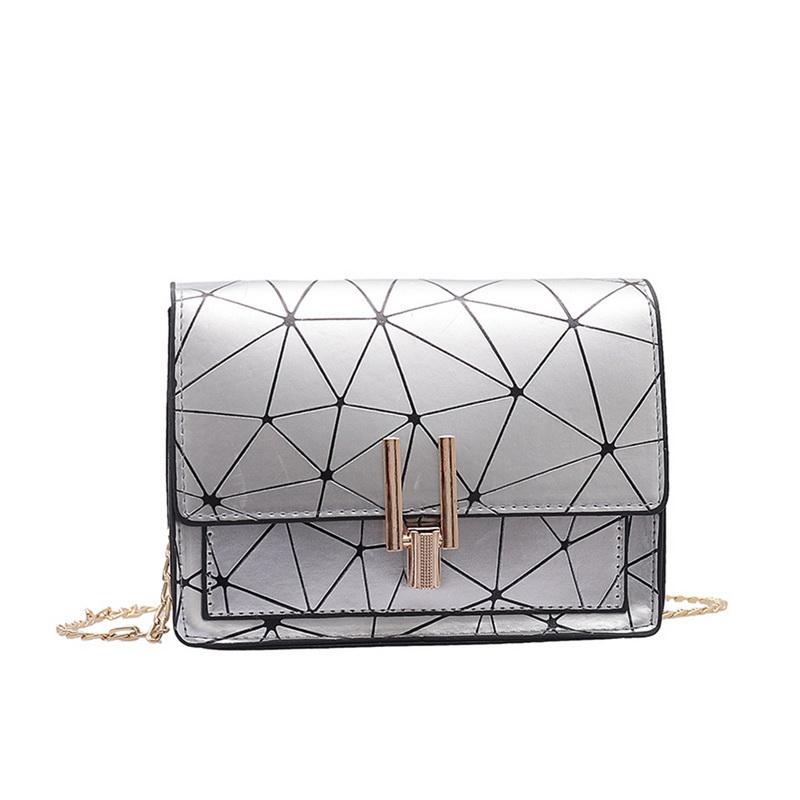 Sacs bandoulière femme été 2020, nouvelle version coréenne du sac messager, sac à main à bandoulière avec chaîne et imprimé craquelé.