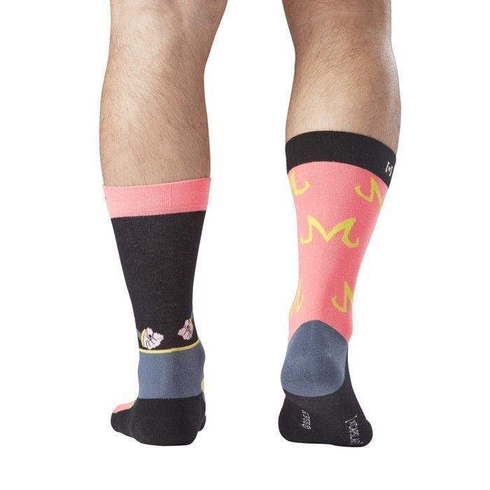 [ X ] CAPSLAB Men's DRAGON BALL Z Socks, Novelty Men's Socks, Authentic and Original - Pink