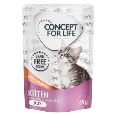 Concept for Life Kitten Saumon sans céréales - en gelée
