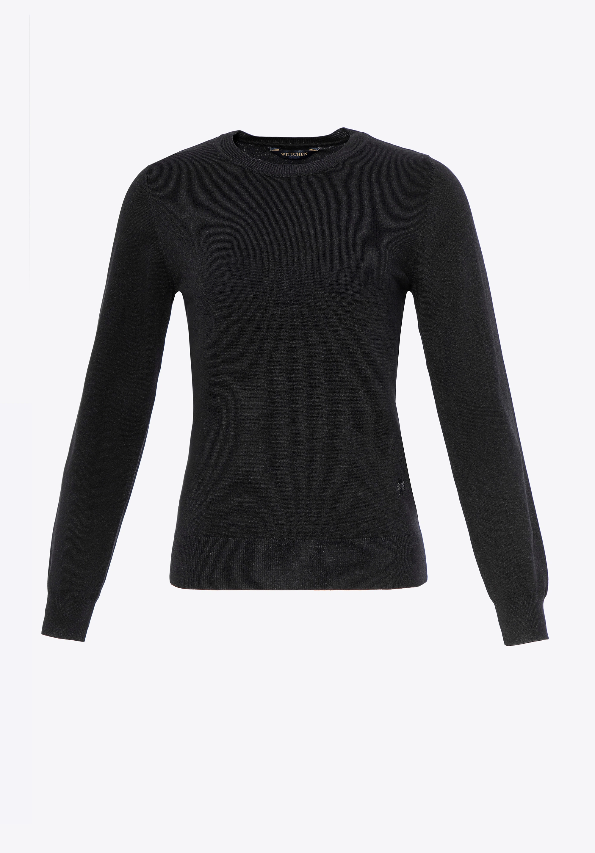 Sweter damski klasyczny czarny