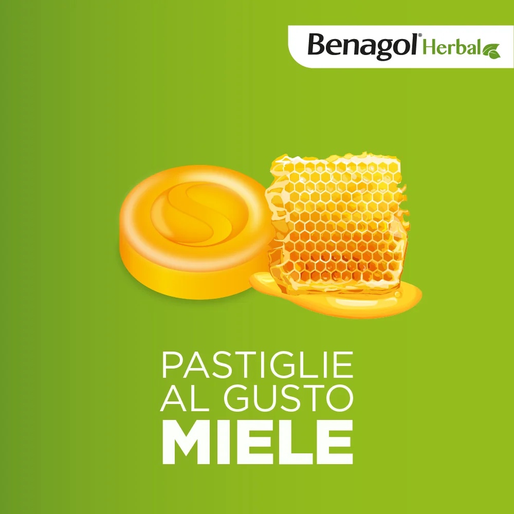 BENAGOL Benagol Herbal Med 24 pastilles pour la santé de la gorge