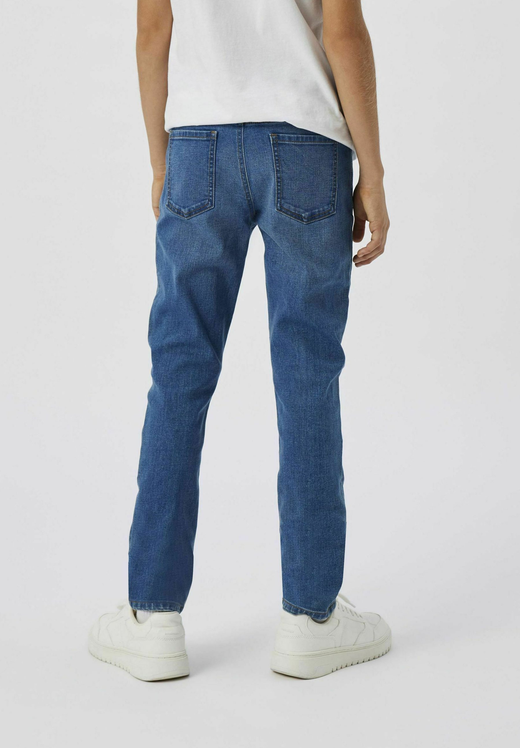 TWO SOON Slim fit jeans - mediumblauwe denim
