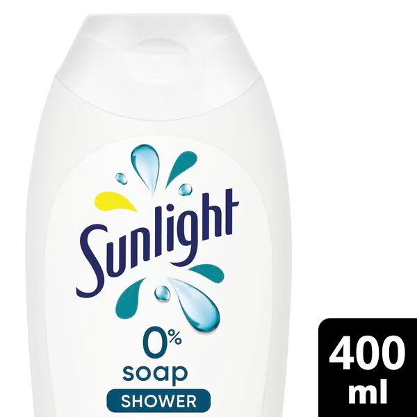 Sunlight gel za tuširanje s 0% sapuna<br>400 ml