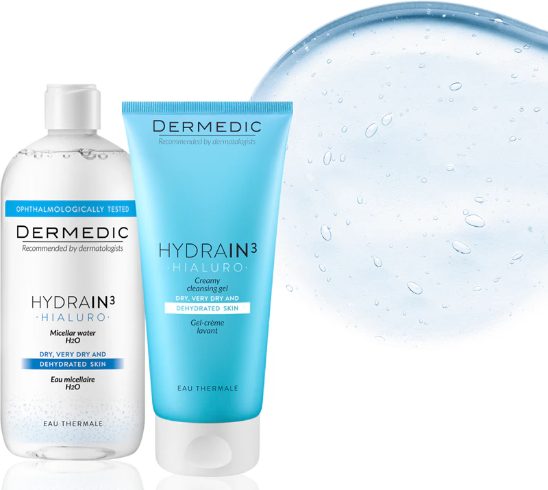 Dermedic Hydrain3 Hialuro Gel de Limpeza Cremoso