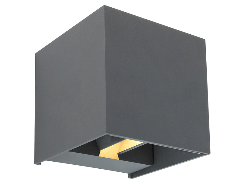 Kinkiet zewnętrzny Veronika LED aluminiowy szary