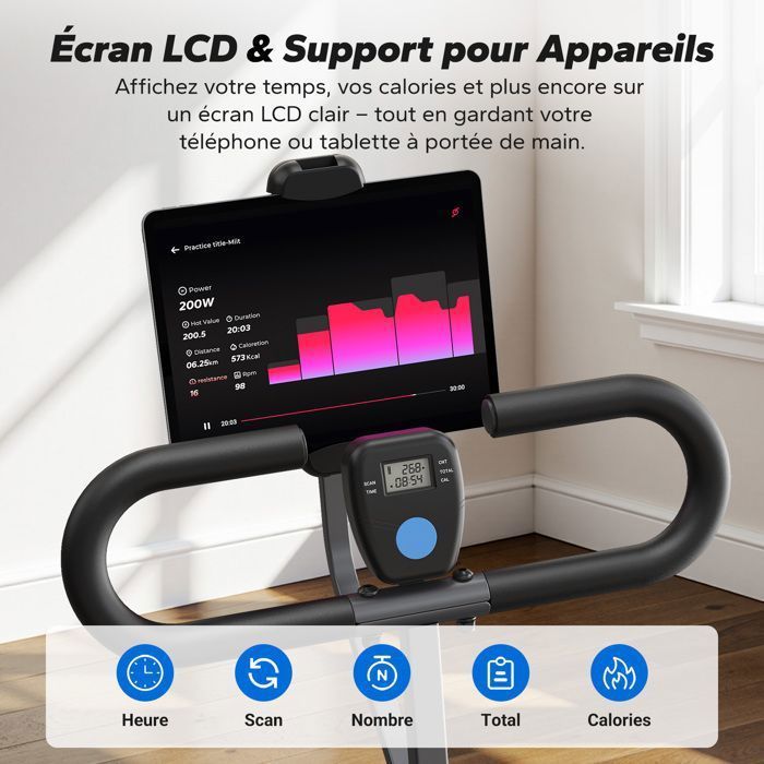 Macchina per squat e vogatore MERACH, resistenza regolabile, pieghevole, 160 kg, schermo LCD, supporto per telefono, per addominali/gambe/schiena