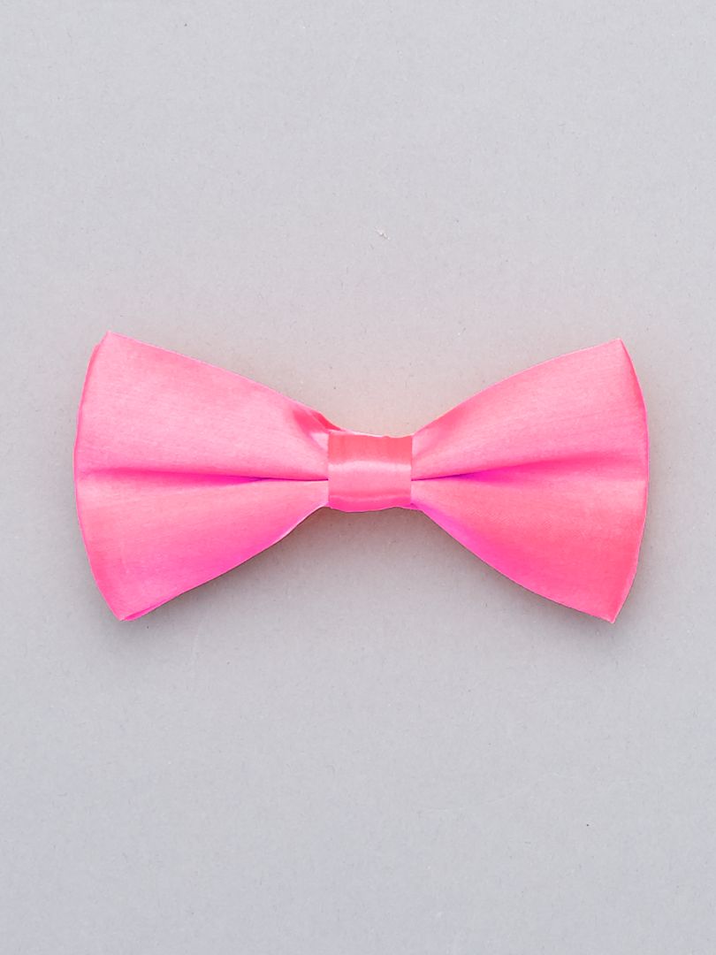 Pajarita fluorescente - fucsia