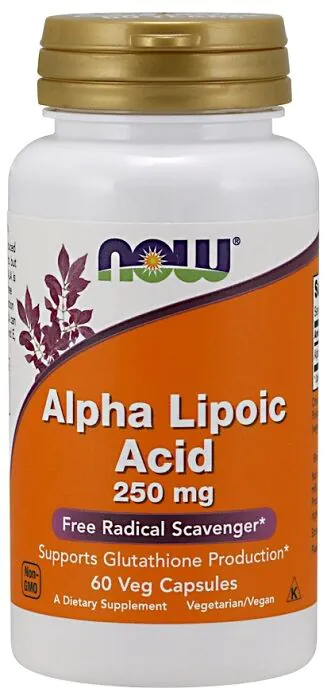 Now Foods Kwas alfa-liponowy 250 mg, Kapsułki