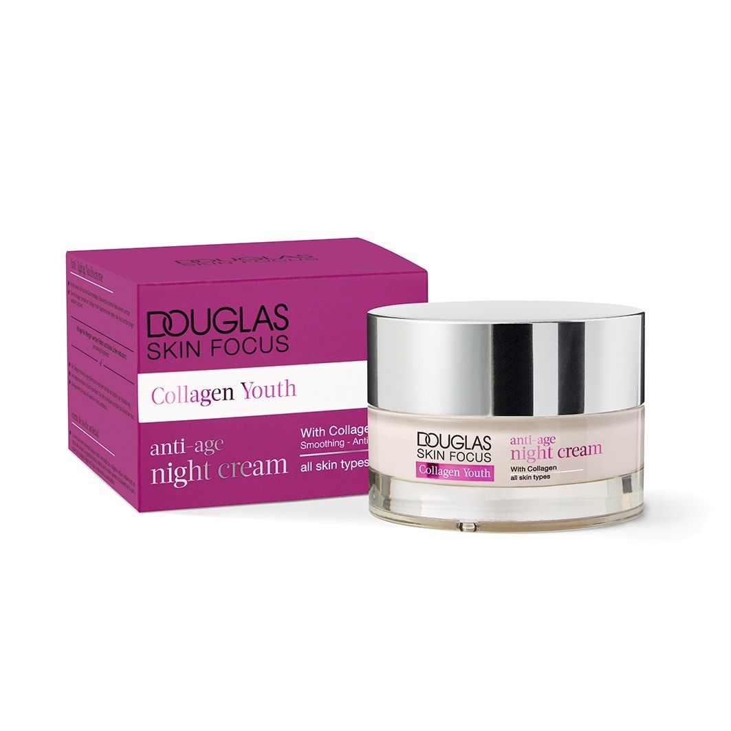 Douglas Collection Skin Focus Collagen Youth Anti-Age nočný krém - 50 ml