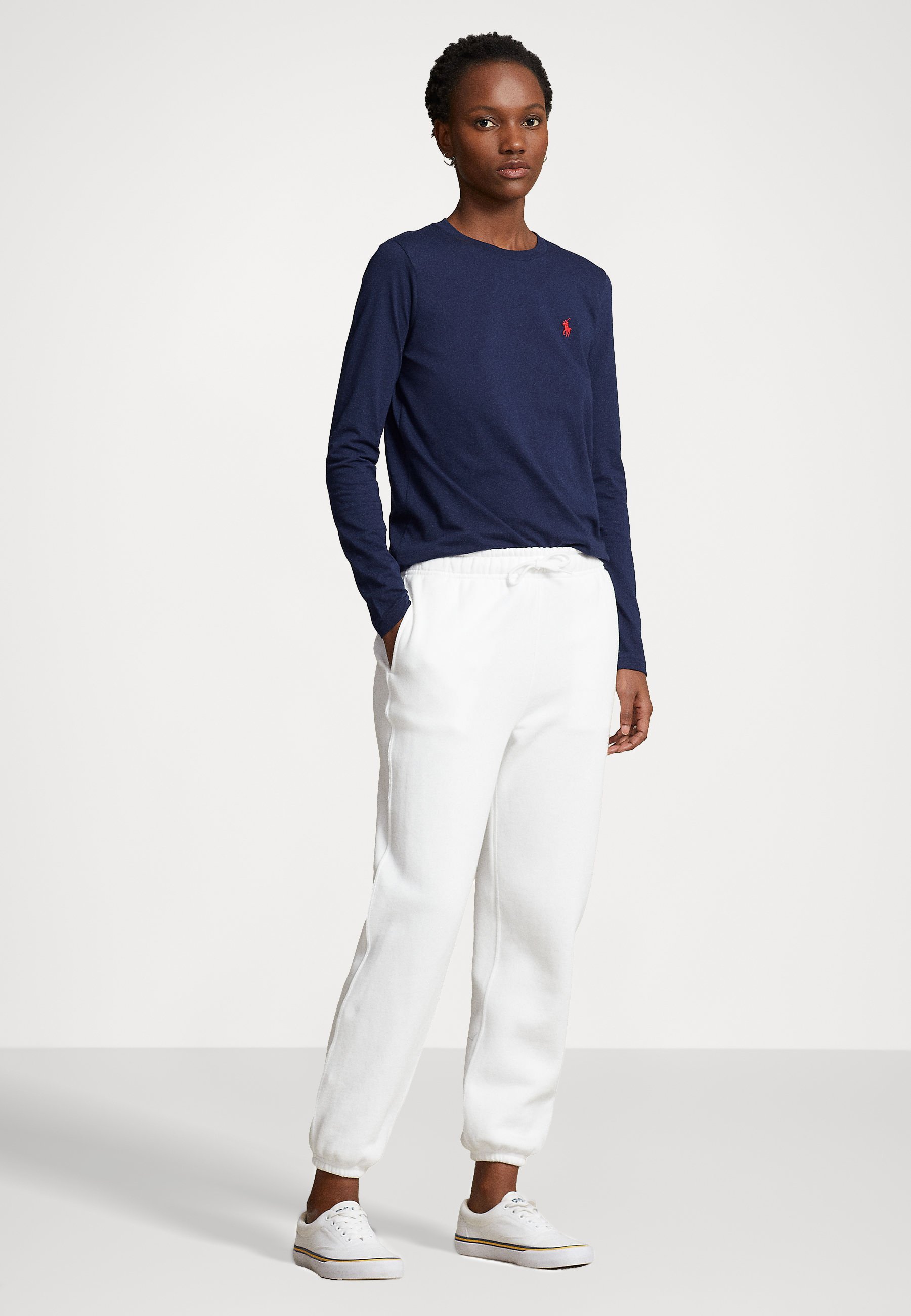 Polo Ralph Lauren MANCHES LONGUES - Haut à manches longues - bleu marine croisière