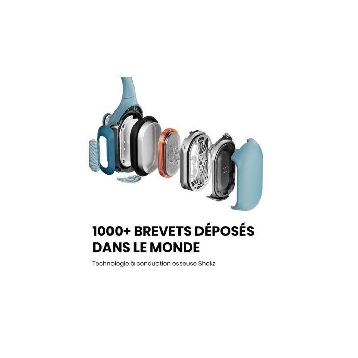 Fones de ouvido de condução óssea - Shokz - OpenRun Pro - Sem fio - Bluetooth - Resistentes ao suor