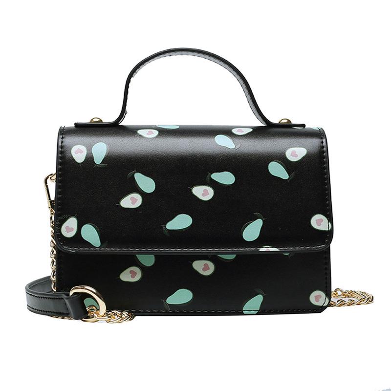 2020 Fashion Trend WOMEN 's Cute Fruit Printed Handbag Small Fresh Small  Messenger Shoulder Bags Crossbody Purse Satchel