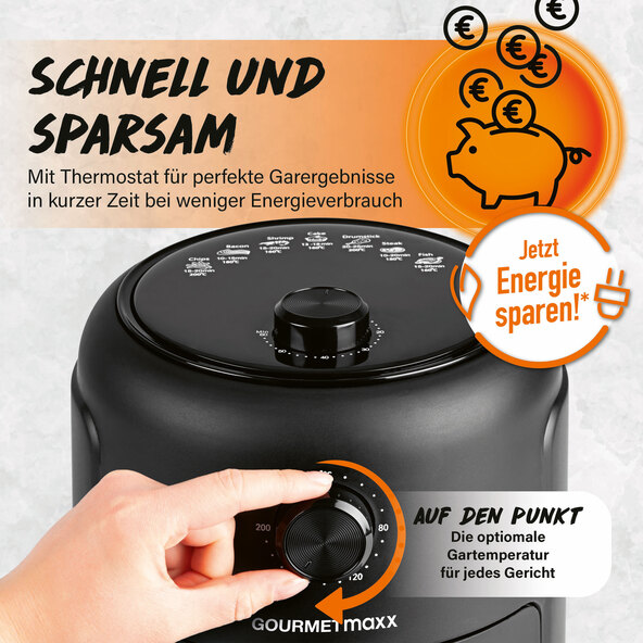 Varmluftsfrityrkoker, 2,3 l