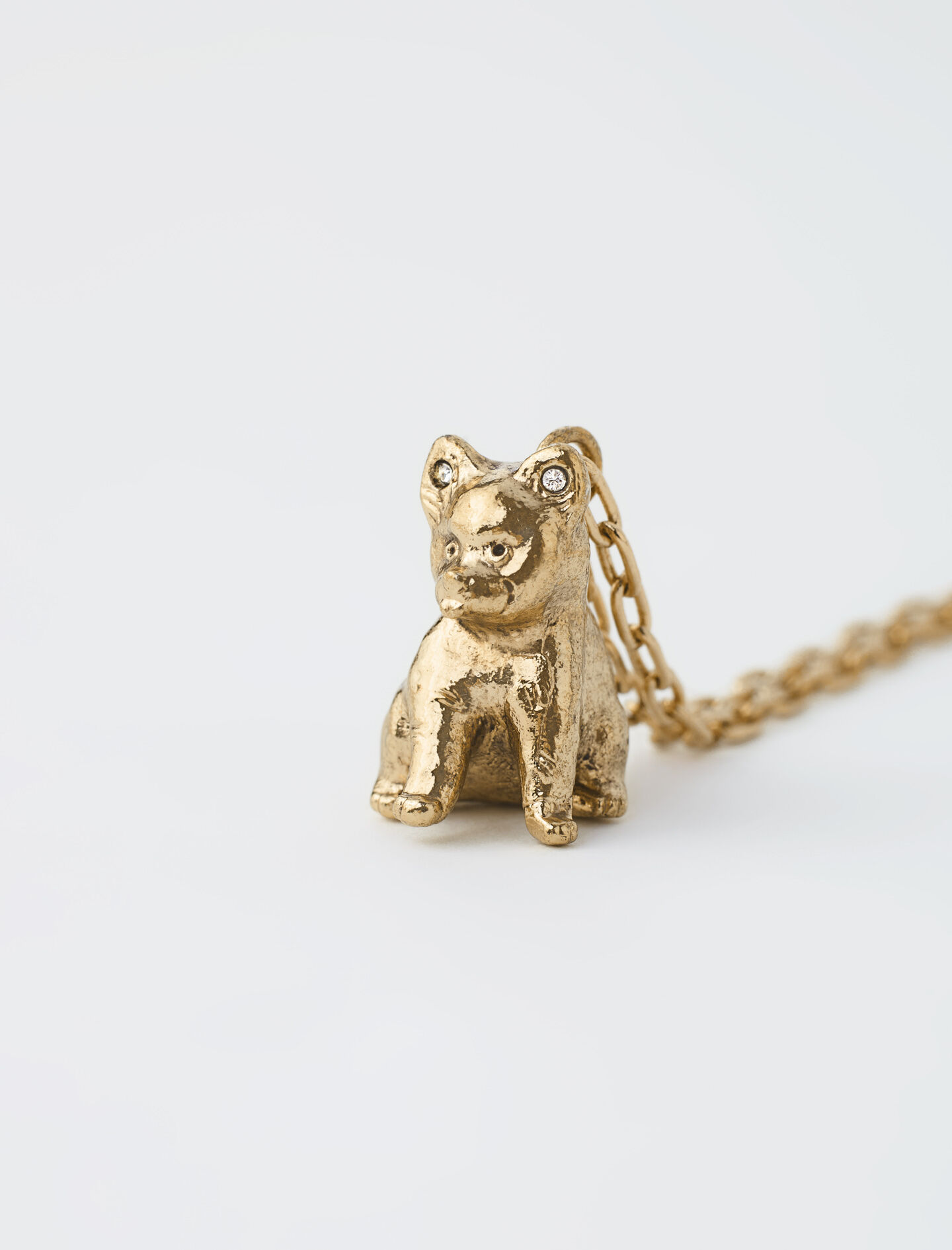 Colier animal Gyps-Laiton vieilli