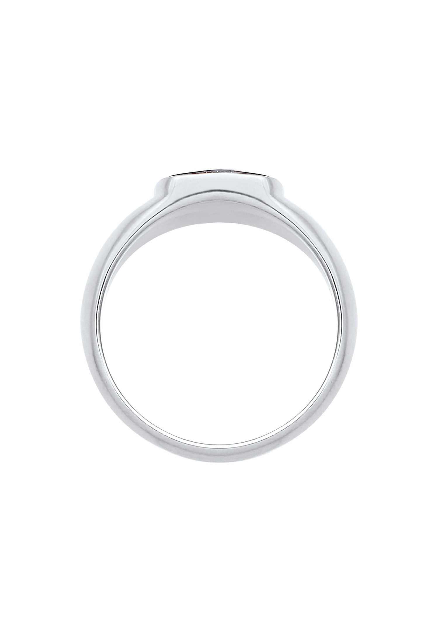 Elli PREMIUM Femmes Sceau Carré Classique avec Pierre précieuse Sodalite en argent sterling 925